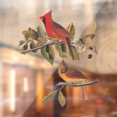 Kardinal Grosbeak Audubon Birds of America Fensteraufkleber (Blatt 2)