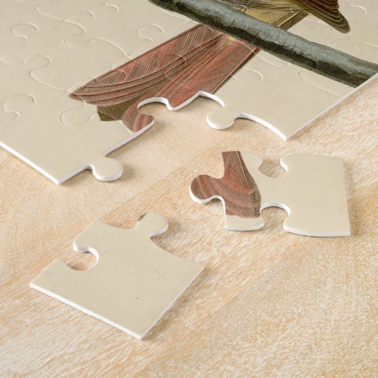 Kardinal Grosbeak von Audubons Vögeln von Amerika Puzzle (Seite)