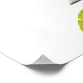 Kardinal Grosbeak von John James Audubon Poster (Ecke)