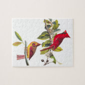 Kardinal Grosbeak von John James Audubon Puzzle (Horizontal)