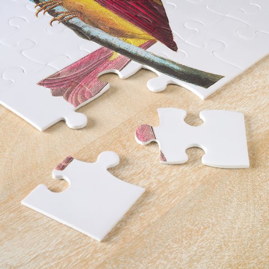 Kardinal Grosbeak von John James Audubon Puzzle (Seite)