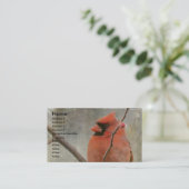 Kardinal Grunge Visitenkarte (Stehend Vorderseite)