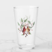 Kardinal Heart Glass Tumbler (Rückseite)