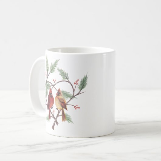 Kardinal Heart Kaffeetasse (Vorderseite Links)