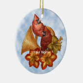 Kardinal Horn-Ornament Keramik Ornament (Rechts)