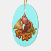 Kardinal Horn-Sonderschmuck Keramikornament (Links)