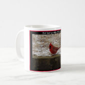 Kardinal Hot Springs Nat. Park Mountain AR Geschen Kaffeetasse (Vorderseite Links)