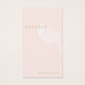 Kardinal Illustration Minimalistisch rosa (Vorderseite)