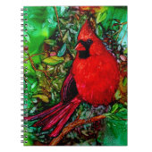 Kardinal im Baum Notizblock (Vorderseite)