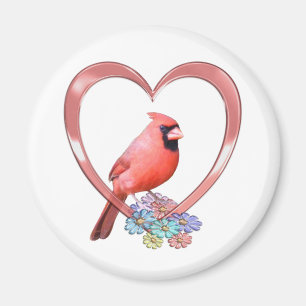 Kardinal im Herzen Magnet