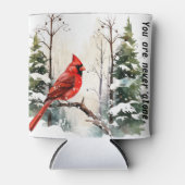 Kardinal im Himmel Dosenkühler (Vorderseite)