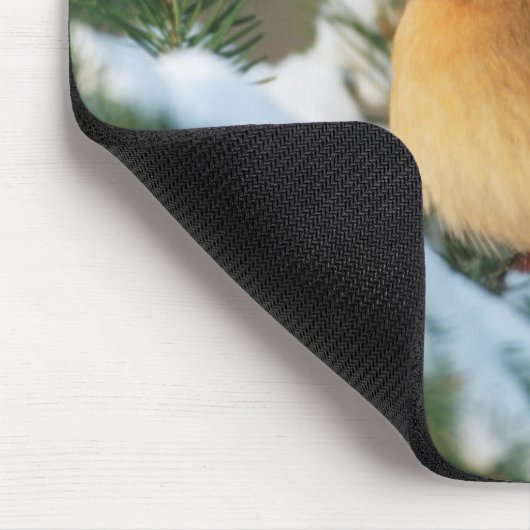 Kardinal im Norden, Illinois Mousepad (Ecke)