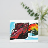 Kardinal im Norden Postkarte (Stehend Vorderseite)