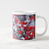 Kardinal im Norden, Winter, IL Jumbo-Tasse (Rechts)
