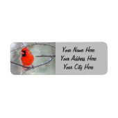 Kardinal im Schnee (Vorne)