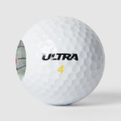 Kardinal im Schnee Golfball (Logo)
