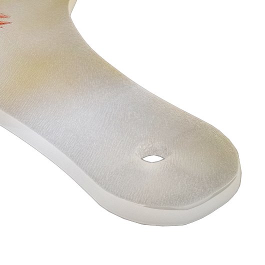 Kardinal im Schnee Schneidebrett (Ecke)