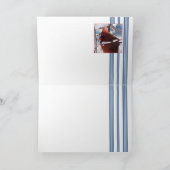 Kardinal im Winter Karte (Innenseite)