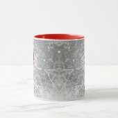 Kardinal im Winter Tasse (Zentrum)