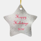 Kardinal in beflecktem Glas Keramikornament (Hinten)