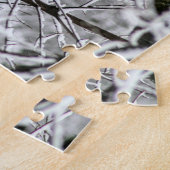Kardinal in den Schneebaumen Puzzle (Seite)
