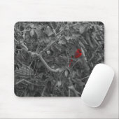Kardinal in einem Baummousepad Mousepad (Mit Mouse)