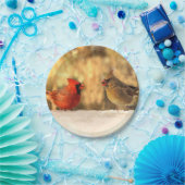 Kardinal in Herbst-7-Zoll-Papierplatte Pappteller (Party)