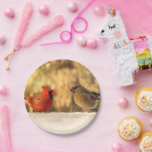 Kardinal in Herbst-7-Zoll-Papierplatte Pappteller (Party)