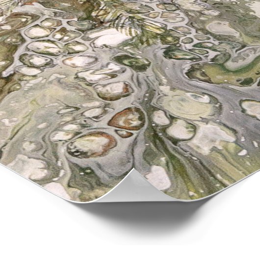 Kardinal in Tannenbaumqualität Poster (Ecke)