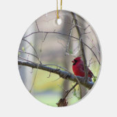 Kardinal in Tree Keramik Ornament (Links)