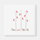 Kardinal in Zweigstellen Magnet (Vorne)