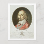 Kardinal Jules Mazarin (1602-61) von "Portraits d Postkarte (Vorderseite)