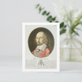 Kardinal Jules Mazarin (1602-61) von "Portraits d Postkarte (Stehend Vorderseite)