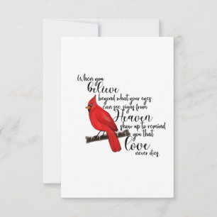 Kardinal-Karte Dankeskarte