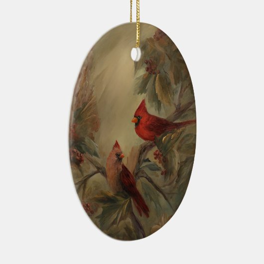 Kardinal Keramik Ornament (Rechts)