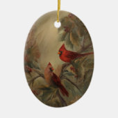 Kardinal Keramik Ornament (Vorne)