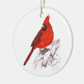 Kardinal Keramik Ornament (Links)
