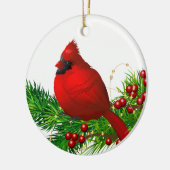 Kardinal-Keramik-Ornament Keramik Ornament (Links)