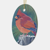 Kardinal Keramikornament (Links)