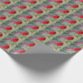 Kardinal Kontrast Geschenkpapier (Ecke)
