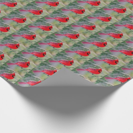 Kardinal Kontrast Geschenkpapier (Ecke)