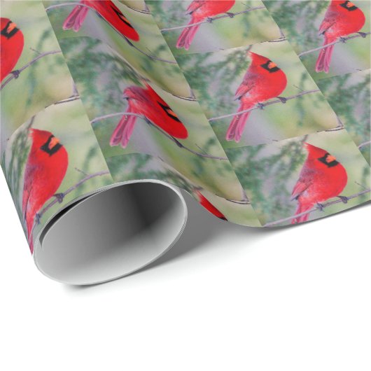 Kardinal Kontrast Geschenkpapier (Rolleneckpunkt)