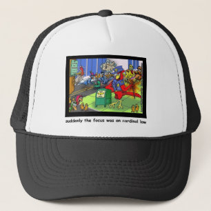 Kardinal Law Lustiges Gesetz Cartoon-Geschenke & S Truckerkappe