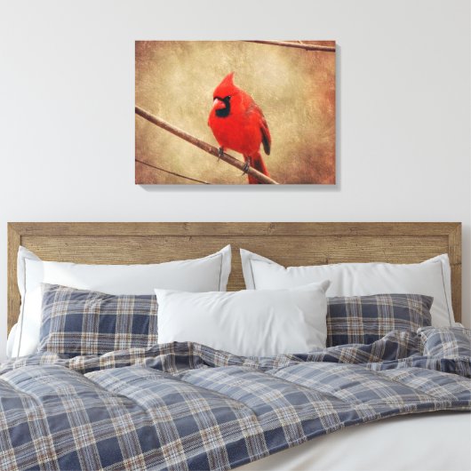 Kardinal Leinwanddruck (Insitu (Schlafzimmer))