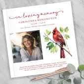 Kardinal lieben Gedächtnisfeiertag Gästebuch