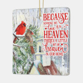 Kardinal liebte ein Gedächtnisdekor Keramikornament (Links)