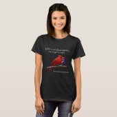 Kardinal Lila Multifunktionsleisten-Überdosierung- T-Shirt (Vorne ganz)