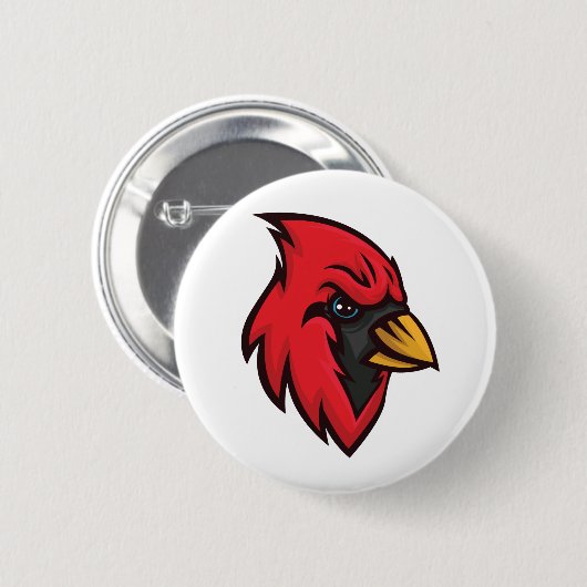Kardinal Mascot Button (Vorne & Hinten)