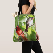 Kardinal Mates Tasche (Von Nahem)