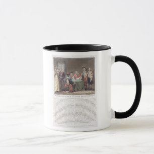 Kardinal Mazarin (1602-61) schließt den Frieden Tasse